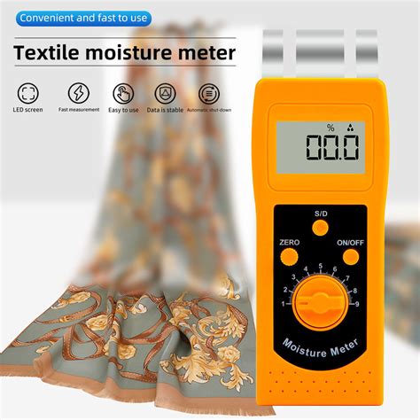 Textile Moisture Meter distribute|moisture meter for fabric.